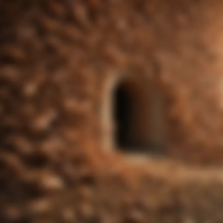 Majestic termite colony architecture