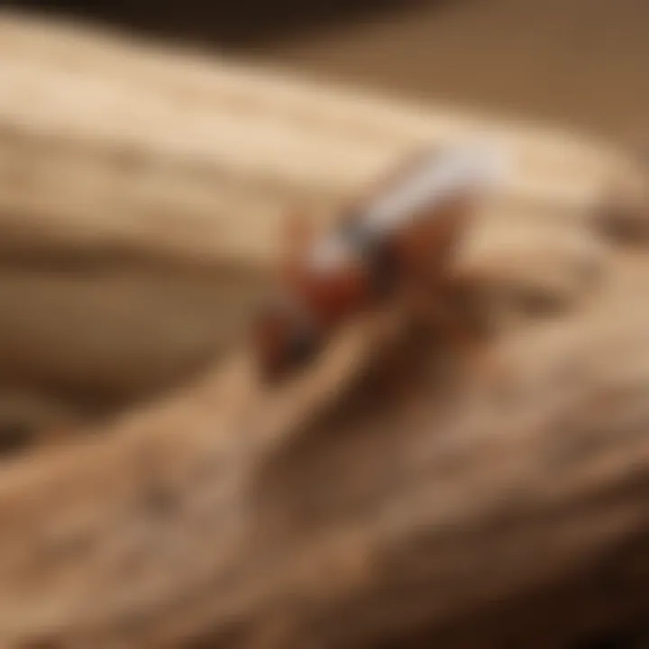 Illustration of termite identification process