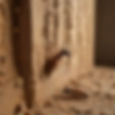 Combatting Termite Infestations Close-up of termite infestation in a residential property in Temecula