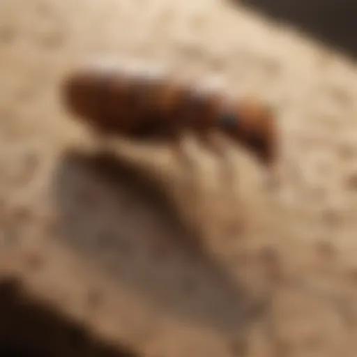 A display of various termite spray products available on Amazon