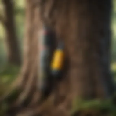 Termiticide spray for tree trunk