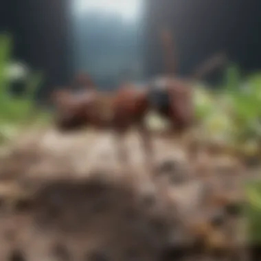 Detailed View of Ant Species in Seattle Close-up of a Seattle ant species