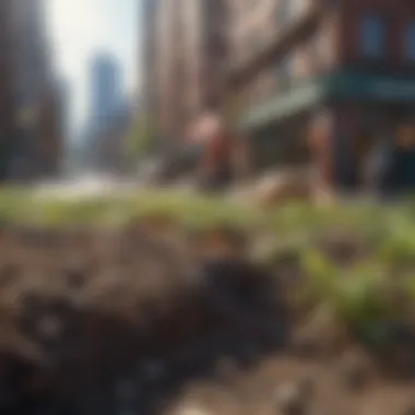 Ant Colony Thriving in Seattle's Urban Environment Ant colony in an urban setting