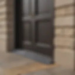 A variety of door sweeps showcasing different designs and materials.