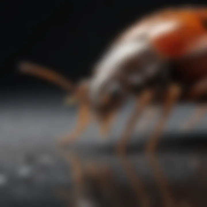 Visual guide on applying boric acid in infested areas