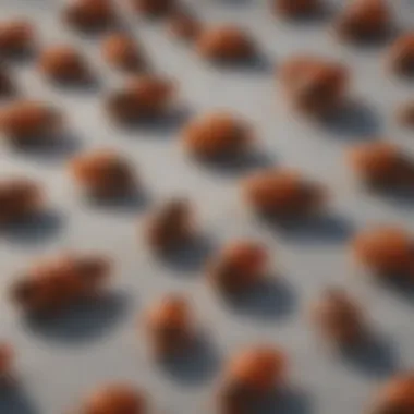 Diagram illustrating the life cycle of bed bugs