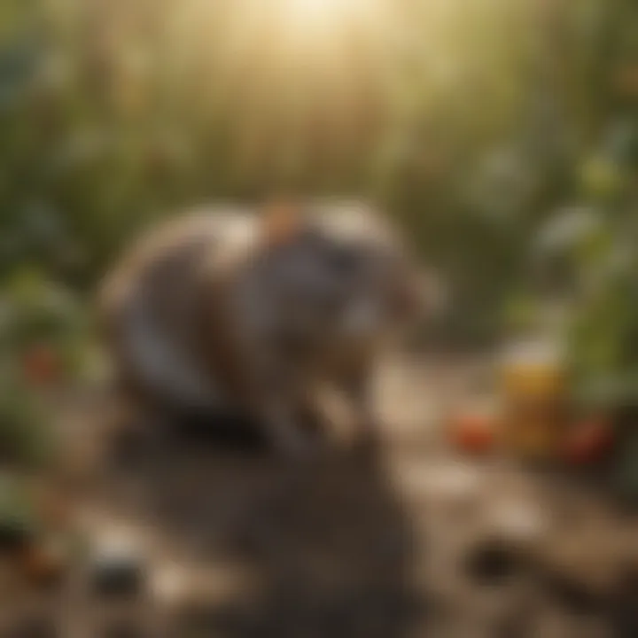 Pesticide Formulations Targeting Voles A close-up of various pesticide formulations used against voles