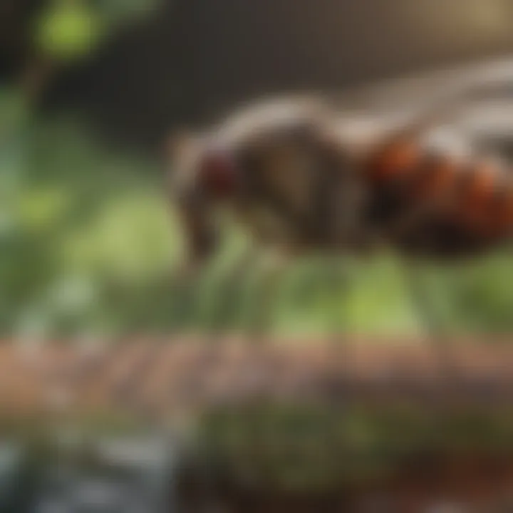 Ecological Interactions A diagram highlighting the ecological role of mosquitoes in their environment.