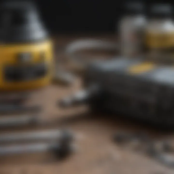 Close-up of pest control tools and equipment