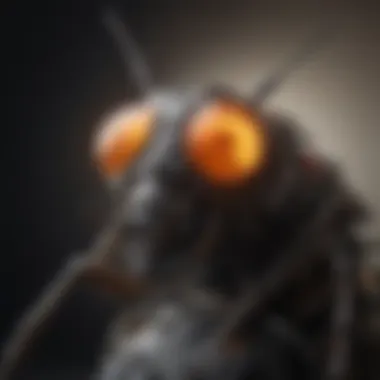 Close-up of a high-tech bug light design