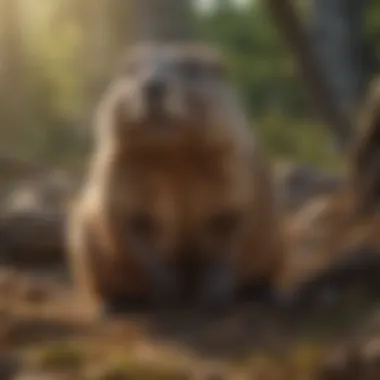 Ethical Groundhog Relocation Method Humane relocation of groundhog to natural habitat