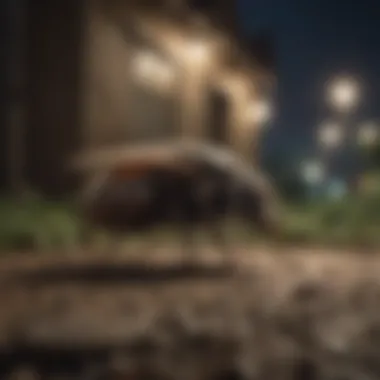 Ephemeral Encounter Traces of nocturnal visitor