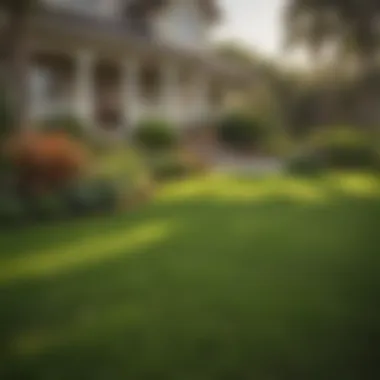 Dramatic Lawn Transformation in St. Augustine Before and After Lawn Transformation