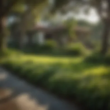 Lush Greenery in St. Augustine Green Lawn in St. Augustine