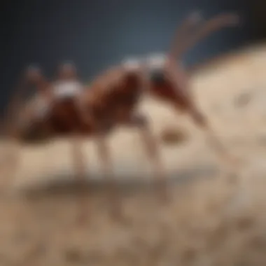 Variety of common ants found in residential areas