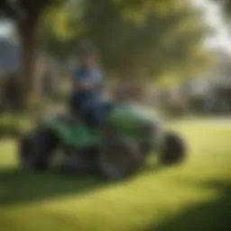 TruGreen Lawn Care Service in Action