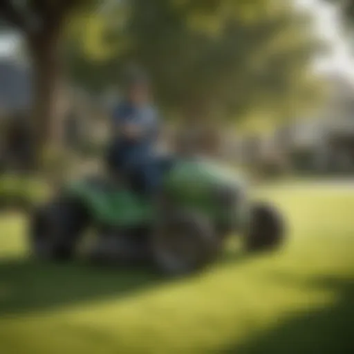 TruGreen Lawn Care Service in Action