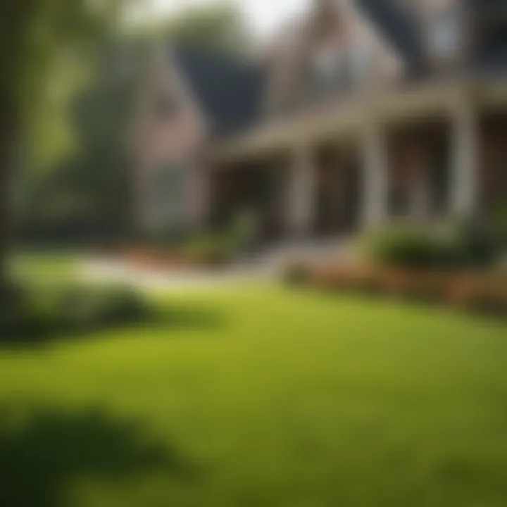 Customized lawn care treatment plan