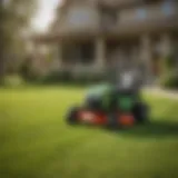 Showcasing TruGreen's Lawn Care Expertise Lush green lawn showcasing TruGreen's expertise in lawn care