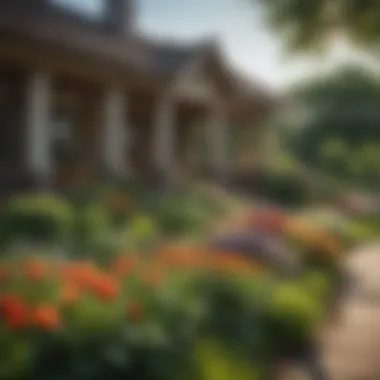 Floral Garden Care Services Beautiful flowers blooming in a TruGreen maintained garden in Kansas City