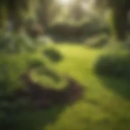 Lush Green Lawn Without Grub Infestations