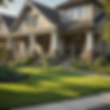 Enhancing Property Aesthetics with TruGreen Happy homeowners enjoying their manicured lawn