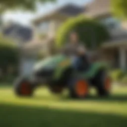 Lush green lawn maintained by TruGreen Hamilton