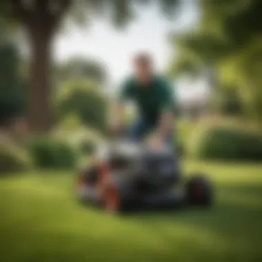 Expert Lawn Analysis Process TruGreen technician performing lawn analysis in Kansas City