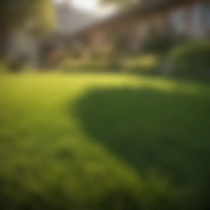 Stunning Lawn Transformation Before and after comparison of lawn transformation by TruGreen