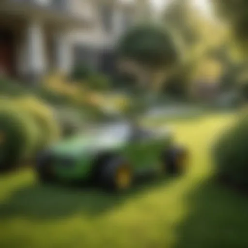 Lush green lawn maintained by TruGreen