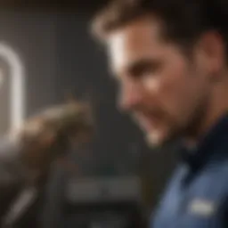 Turner Pest Control Technician Conducting Inspection