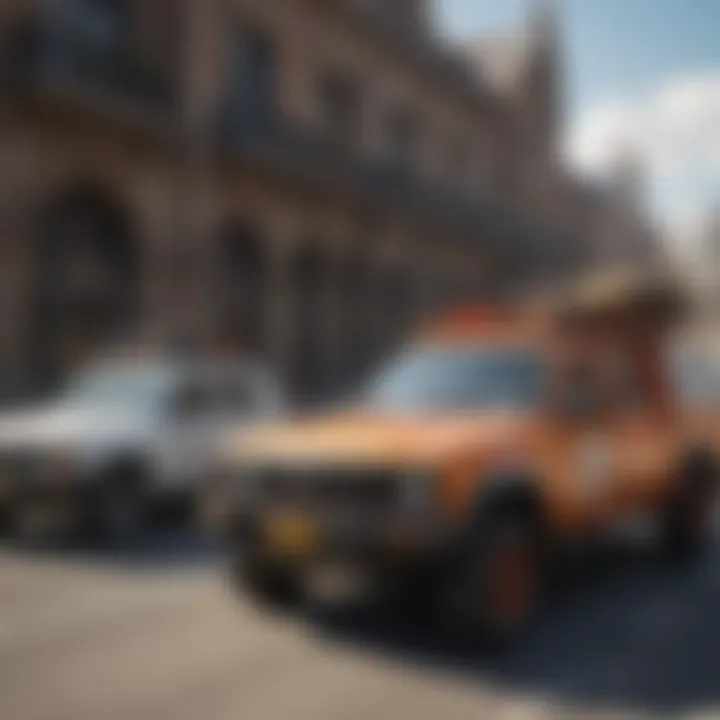 Different types of used pest control vehicles