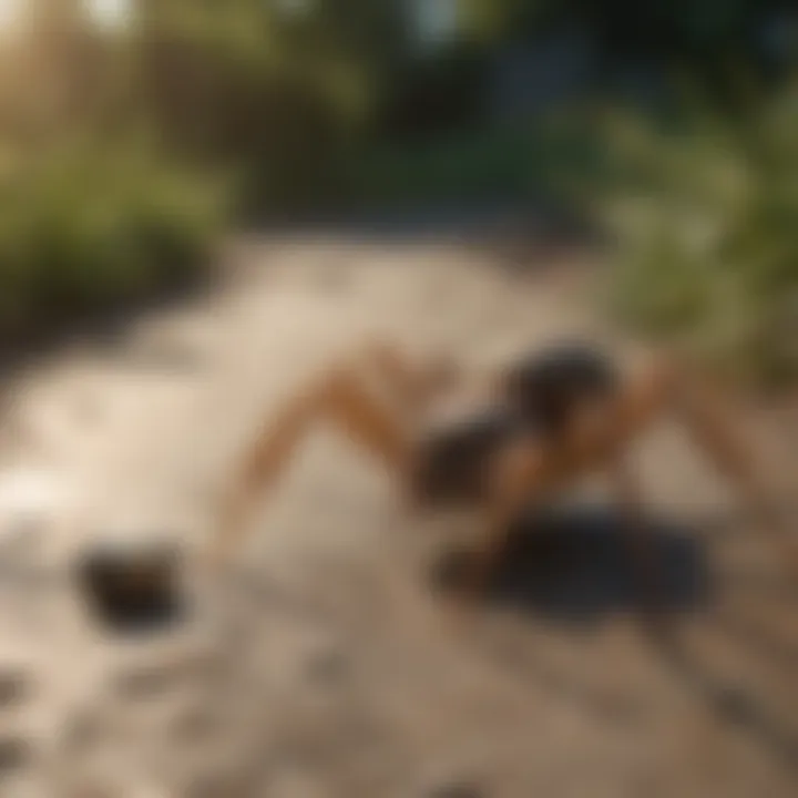 Optimal Spider Repellent Placement Illustration Effective Spider Repellent Placement