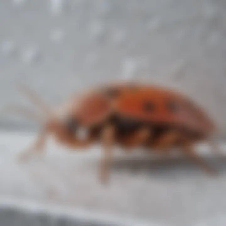Close-up of a freezer used for bed bug control