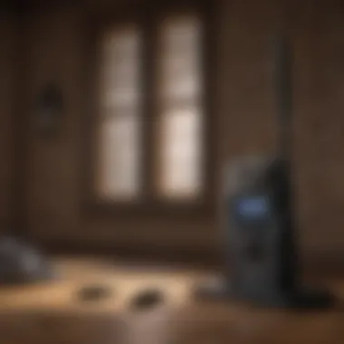 Ultrasonic bat deterrent installation