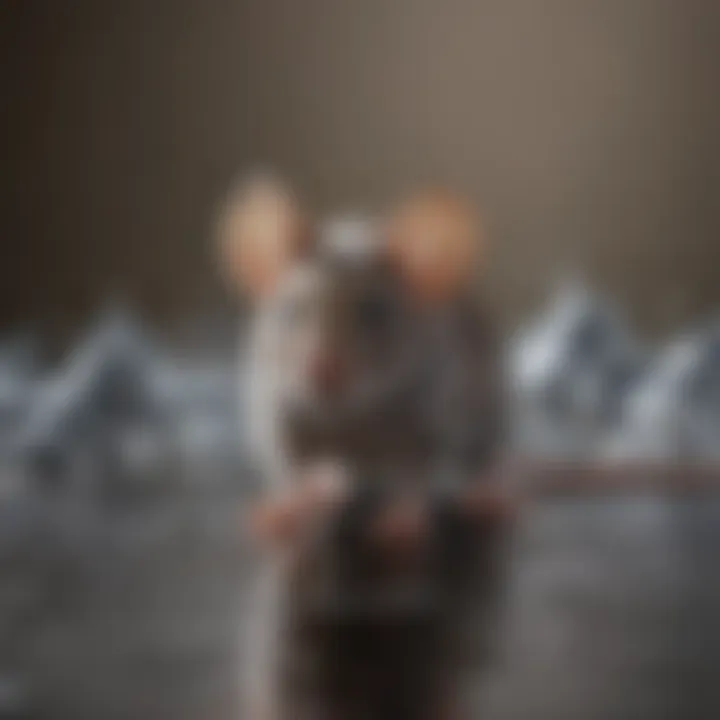 Close-up of ultrasonic mouse repellent emitting waves to deter pests