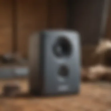 Ultrasonic pest repellent for sheds