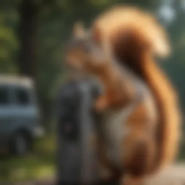 Commercial ultrasonic squirrel deterrent device for vehicles