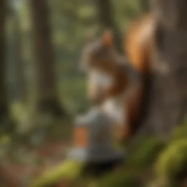 Tech Solution: Ultrasonic Squirrel Repellent Ultrasonic squirrel repellent device in use