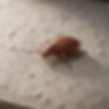 Infestation Indicators on Mattress Signs of bed bug infestation on a mattress