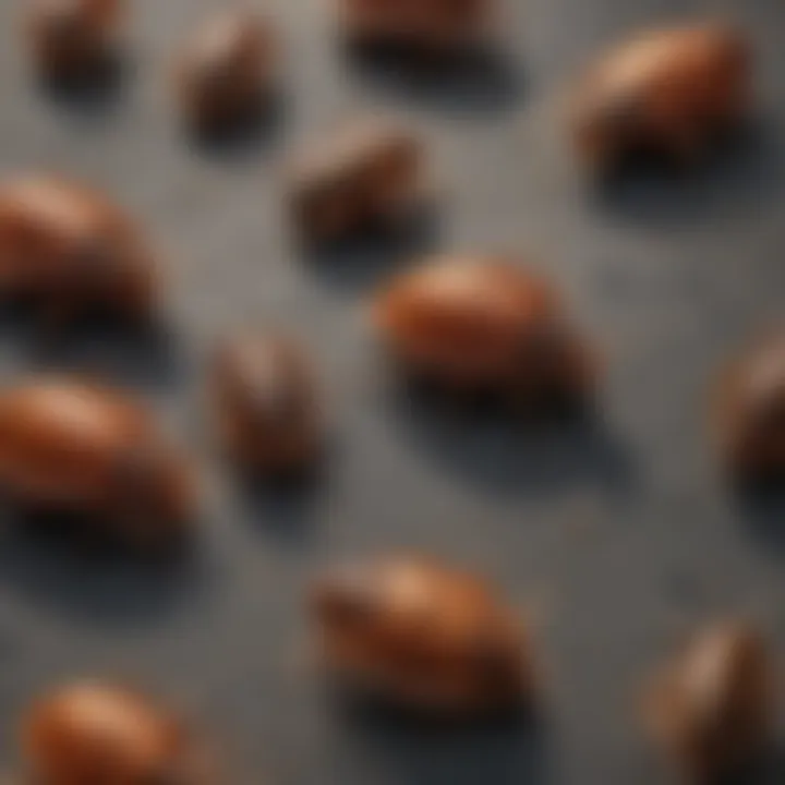 Diagram illustrating bed bug life cycle