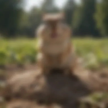 Impacts of Chipmunks on Agriculture Damaged crops attributed to chipmunk activity