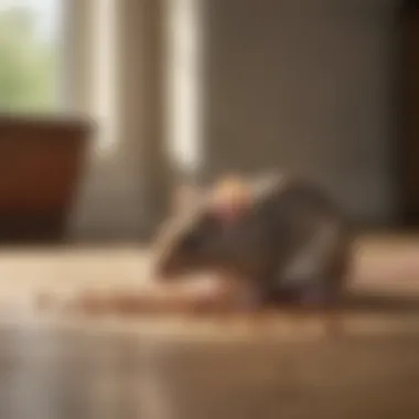 Applying Dcon Mouse Killer Pellets in Home Application of Dcon pellets in a home environment