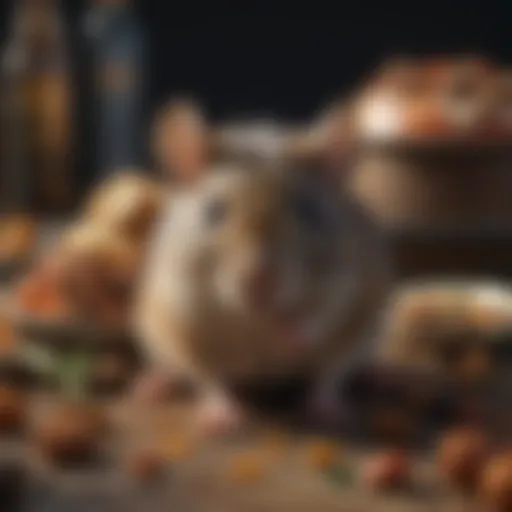 How Discarded Food Attracts Rodents Close-up of discarded food attracting rodents