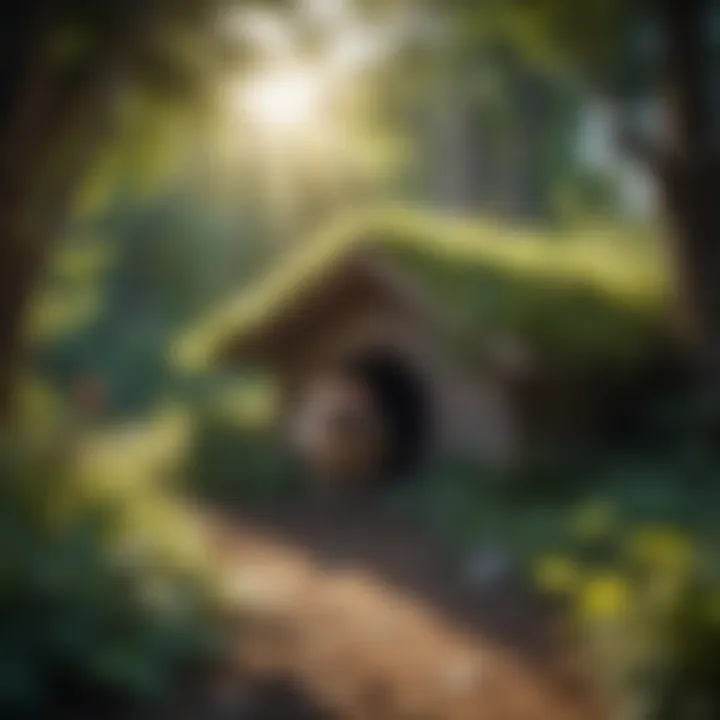 Shelter: The Hidden Haven for Rodents Dense shrubbery providing shelter for rats