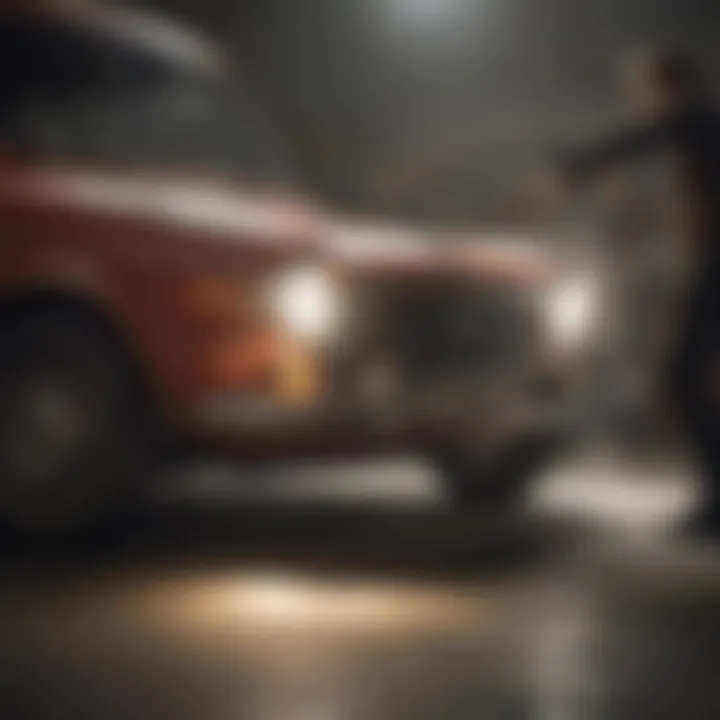 Application of flea fogger in a vehicle