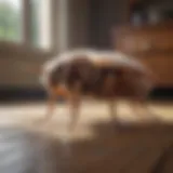 Residential property undergoing flea heat treatment