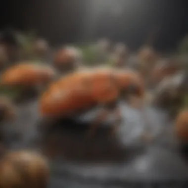 Diagram illustrating the lifecycle of a mayday pest