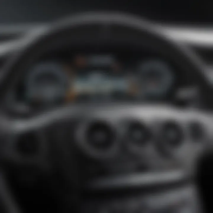 Dashboard of a Mercedes-Benz highlighting technology features