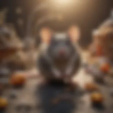 Lifecycle of a Mouse Illustration depicting the lifecycle of a mouse